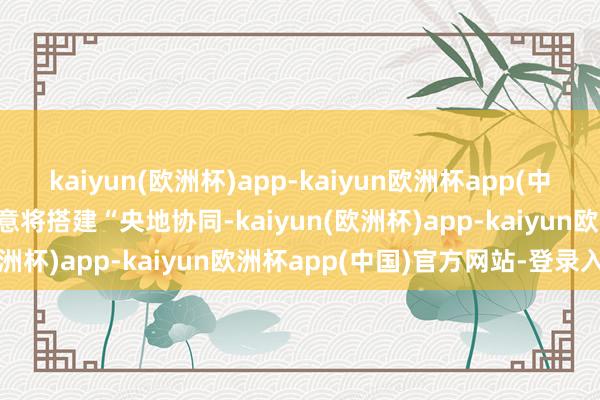 kaiyun(欧洲杯)app-kaiyun欧洲杯app(中国)官方网站-登录入口示意将搭建“央地协同-kaiyun(欧洲杯)app-kaiyun欧洲杯app(中国)官方网站-登录入口