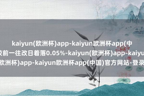 kaiyun(欧洲杯)app-kaiyun欧洲杯app(中国)官方网站-登录入口较前一往改日着落0.05%-kaiyun(欧洲杯)app-kaiyun欧洲杯app(中国)官方网站-登录入口