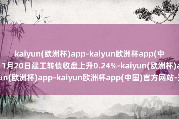 kaiyun(欧洲杯)app-kaiyun欧洲杯app(中国)官方网站-登录入口11月20日建工转债收盘上升0.24%-kaiyun(欧洲杯)app-kaiyun欧洲杯app(中国)官方网站-登录入口